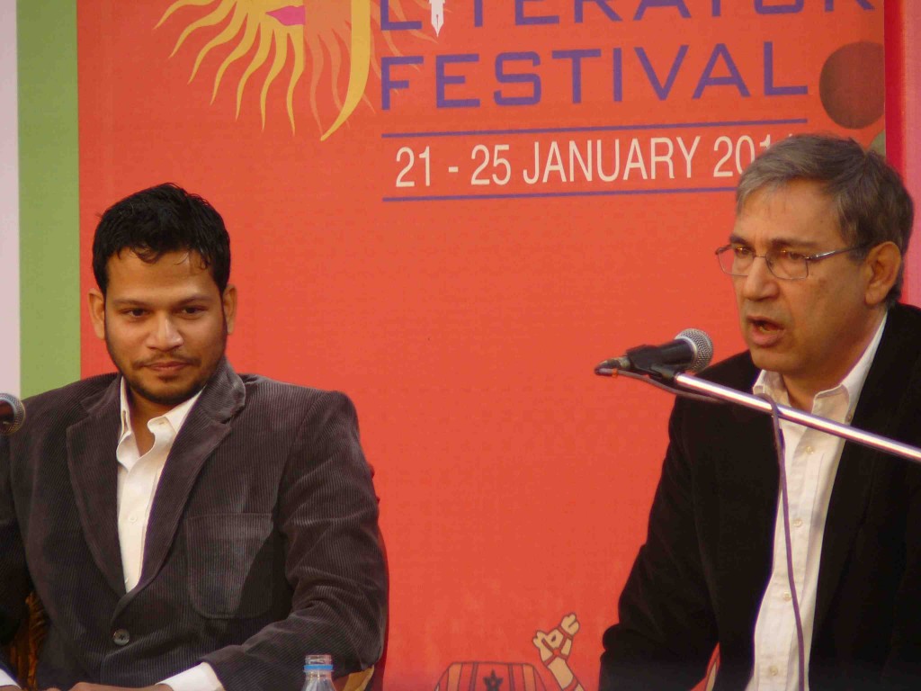Orhan Pamuk (right) on  cultural change