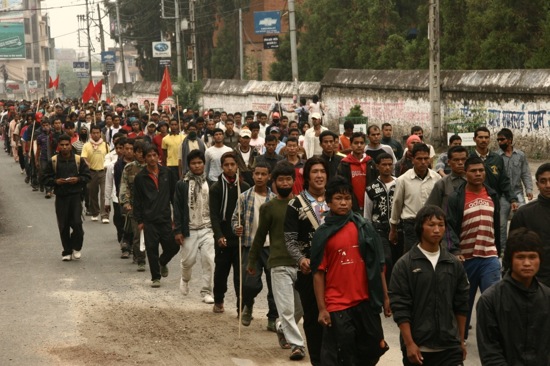 IMaoist Strike, Kathmandu May 2010