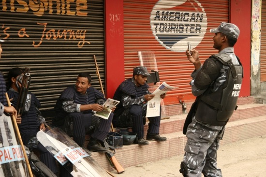 Maoist Strike, Kathmandu May 2010