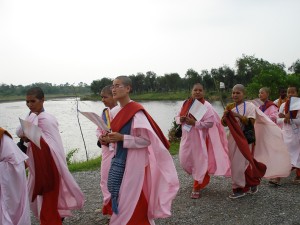 Peace rally, Lumbini. DEWAN RAI