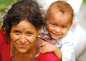 A mother and child at Achham's Bayalpata Hospital, which is run by the charity, Nyaya Health. (Pic: Ruma Rajbhandari)
