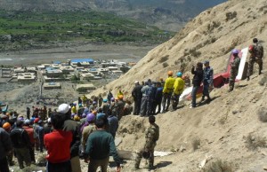 Crash site (Pic: AFP/Chandeshor Bastokoti)