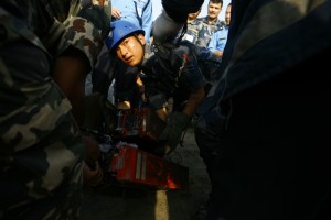 NA personnel recovers Black box from the crash site 