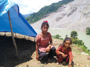 Victims of bhote koshi
