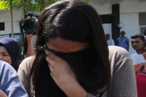 Nirmala Thapa leaves a courthouse in Bukit Mertajam in Malaysia after being sentenced for abortion last week. Pic: The Star
