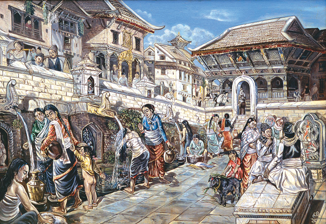 Hari Prasad Sharma painting