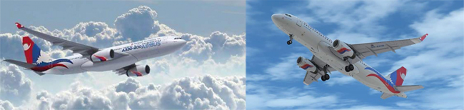 Airbus 330 and 320