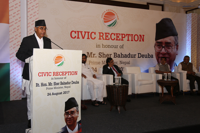 pm deuba visit India