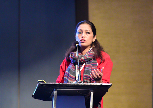 Animal Nepal president Pramada Shah introduces the concept of “community dogs” in Nepal to an international audience. 