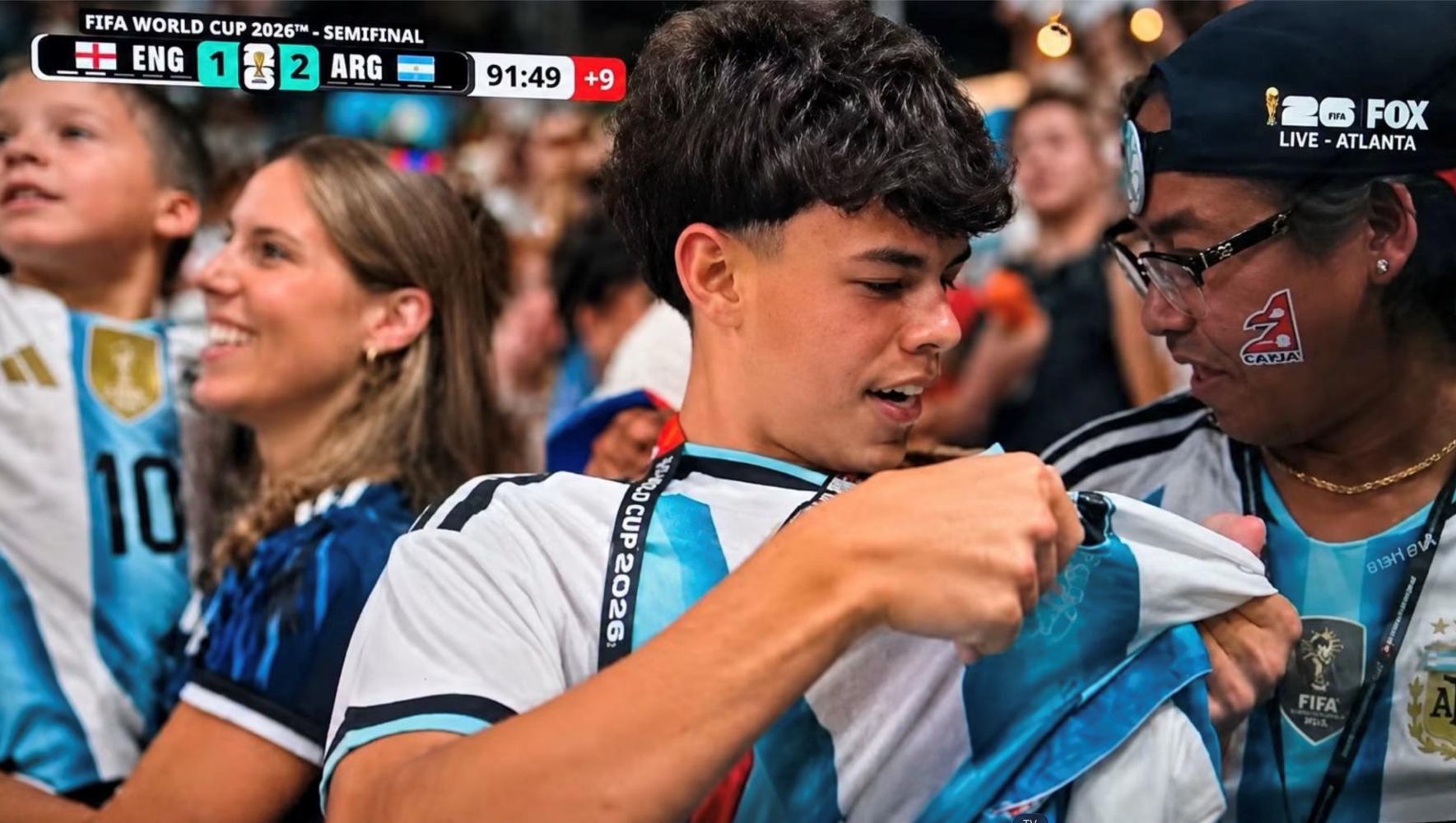 Nepali fan at atlanta stadium