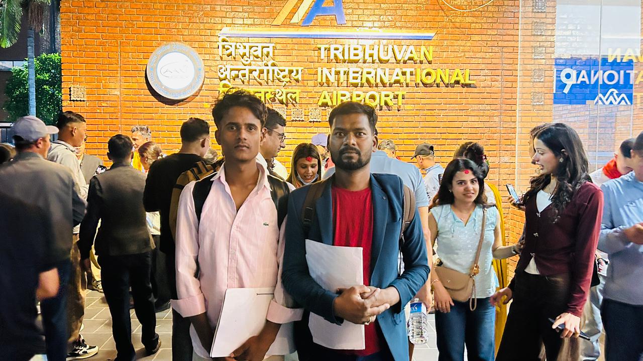 Ram kumar majhi and his nephew